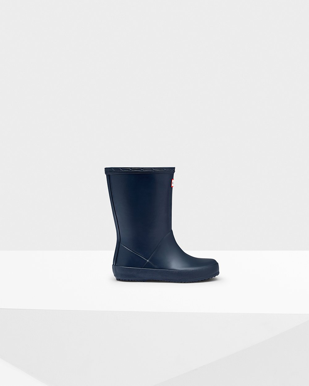 Kids Rain Boots - Hunter Original First Classic (98OGKRAIY) - Navy